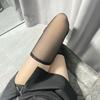 Knee Stockings Women'S Summer Thin White Pure Desire White Silk Thigh Stockings Love Black Silk Polka Dot Knee Socks