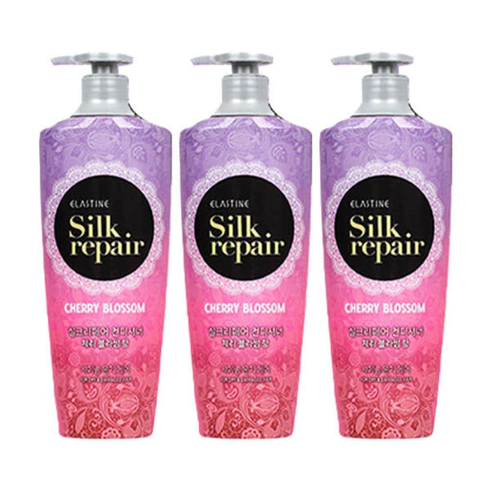 

ELASTINE Silk Repair Conditioner, Cherry Blossom, 550ml, 3ea