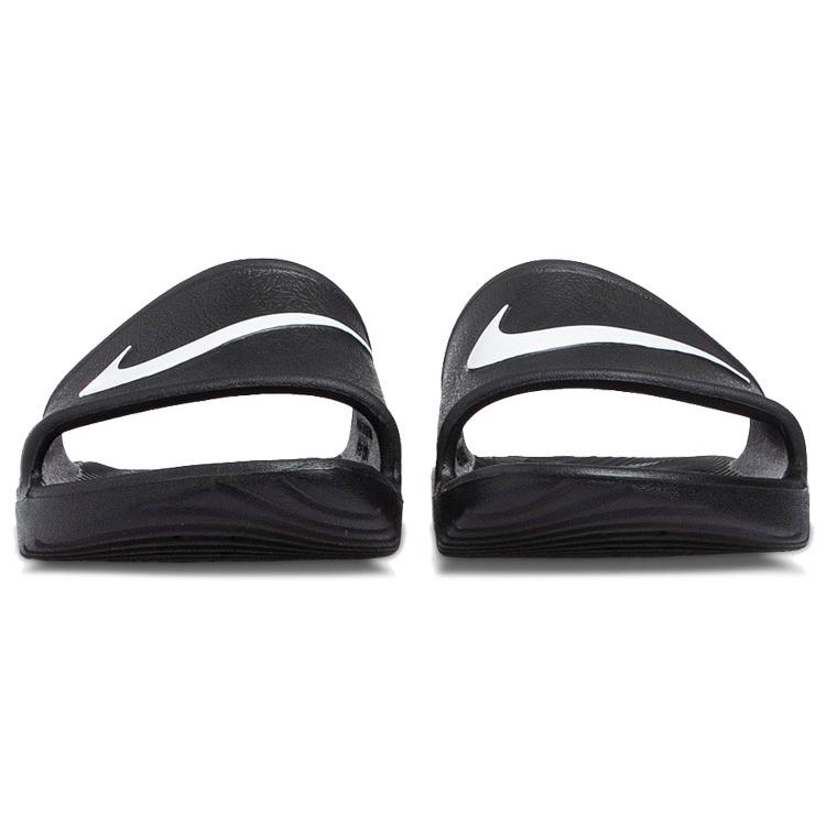Neue Nike Kawa Duschschuhe Schwarz/Weiß 832528-001