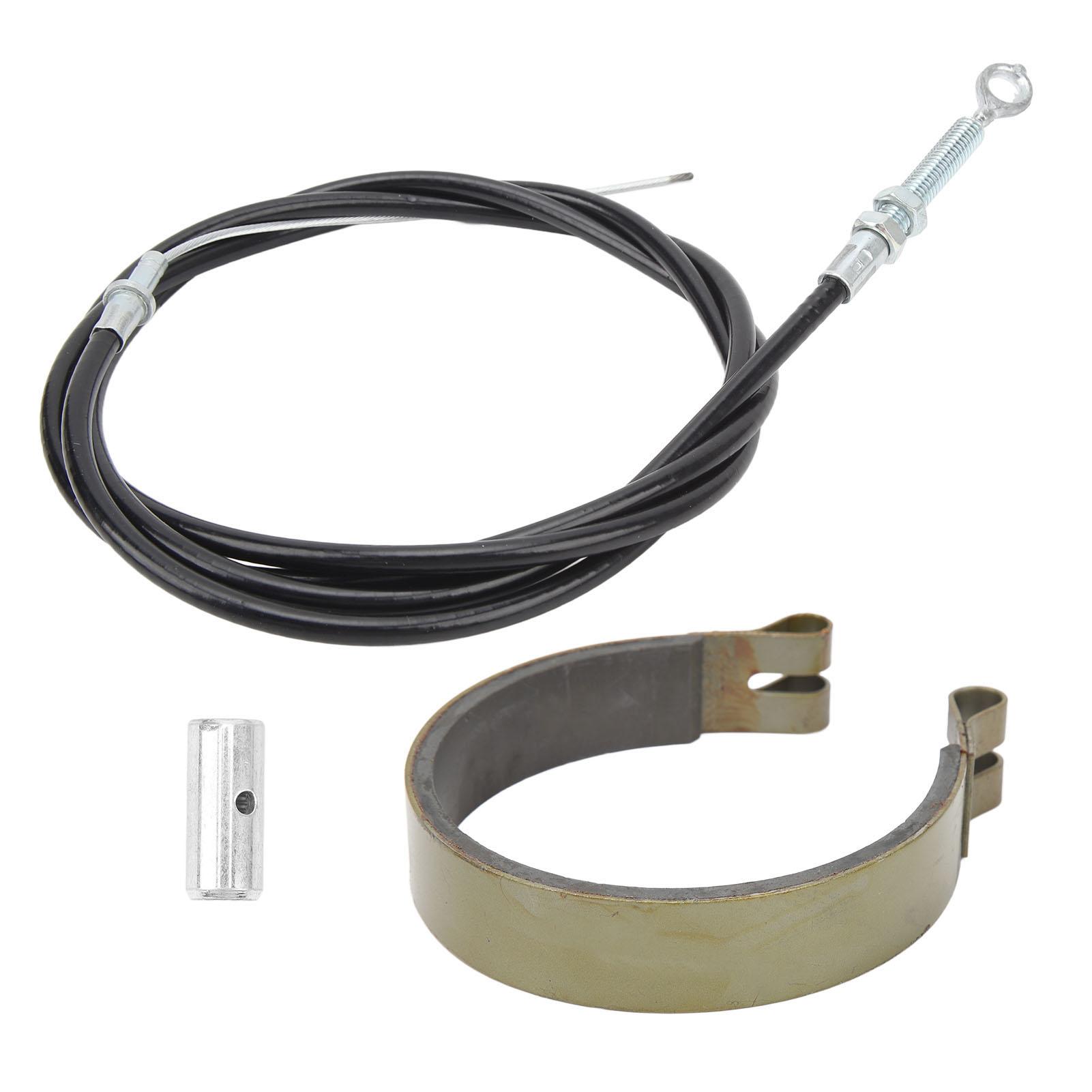 

Комплект из 4-дюймовых штифтов для задней тормозной ленты с тросом тяги дроссельной заслонки длиной 1,55 м для мини-велосипеда, квадроцикла, картинга и тележки