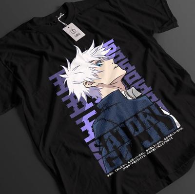 Jujutsu Kaisen Shirt Gojo Satoru T-Shirt Sukuna Toji Top JJK Anime Unisex Tee