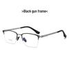 Ultra-light Screwless Titanium Business Glasses Frame - Myopia, Fashionable & Non-magnetic (Model 6117)