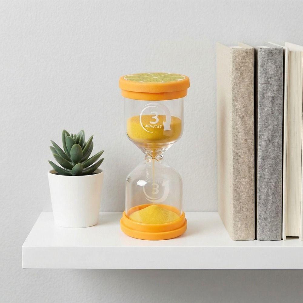 Marcaron Fruit Pattern Hourglass Portable Minutes Timer Study Timer Sand Timer  Home Decoration
