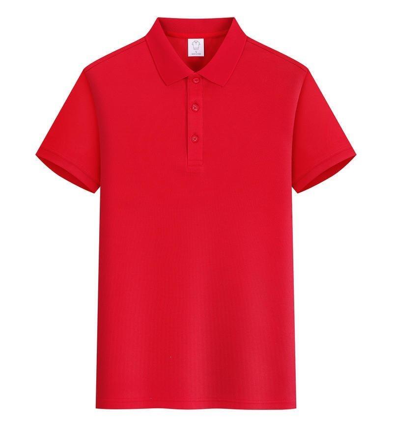 Ice Silk Unisex Polo Shirt with Logo - Short Sleeve for Summer Team or Corporate Branding 3XL