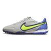 Tiempo Legend 9 React Pro Crampoane de fotbal pentru gazon artificial TF cu șireturi cu vârf rotund, cu suport anti-alunecare și suport durabil, pantofi pentru bărbați DA1192-075