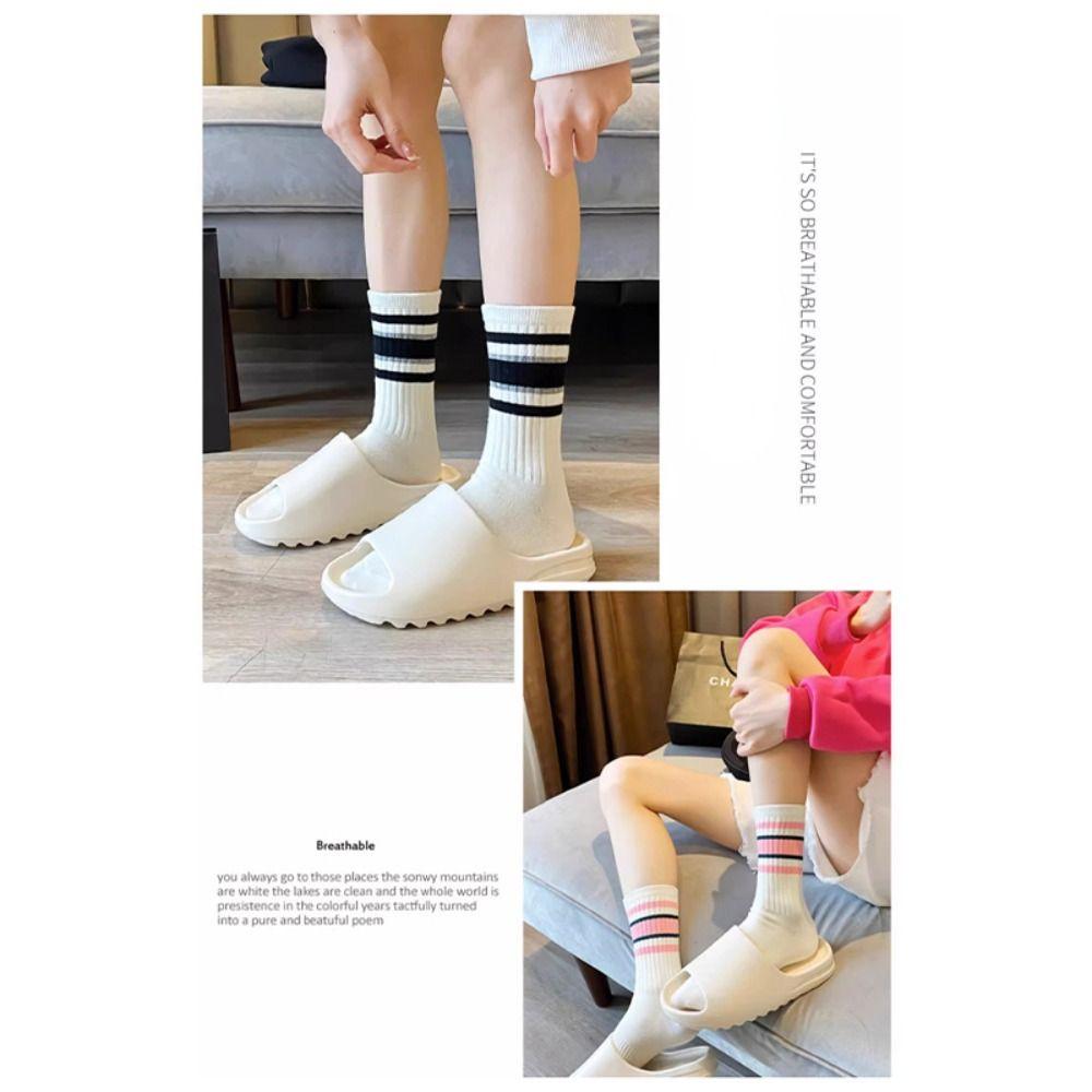 5Pairs Breathable Women Socks Autumn Winter White Socks Warm Sports Socks  Couple