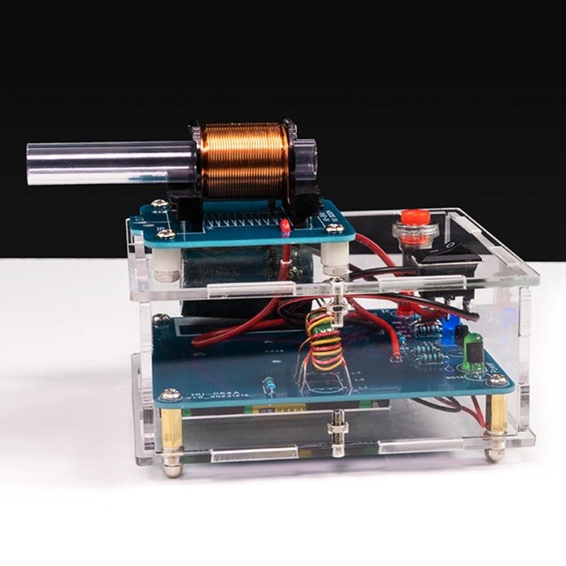 Soldering Practice Kit Handmade Electromagnetic Emitter DIY Coil Boost Transmitter Kit with High Pressure Circuit Board