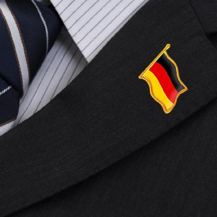 100 Pieces Germany Flag Anstecker With Bright Colors Backpacks Decoration Pin Suitable For Sports Event And Daily Use