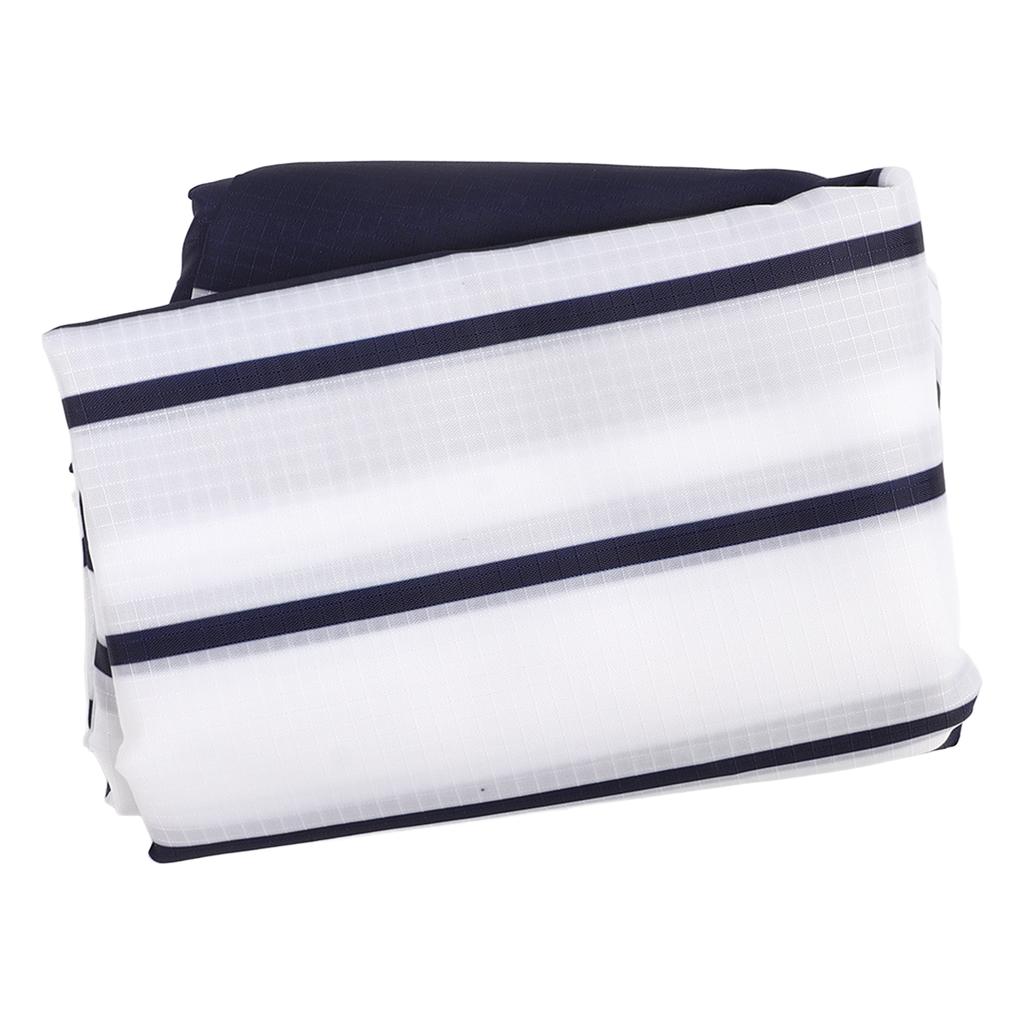 Beach Blanket Waterproof Lightweight Portable Outdoor Picnic Mat for Camping Travel Blue Stripe 2 X 1.45M