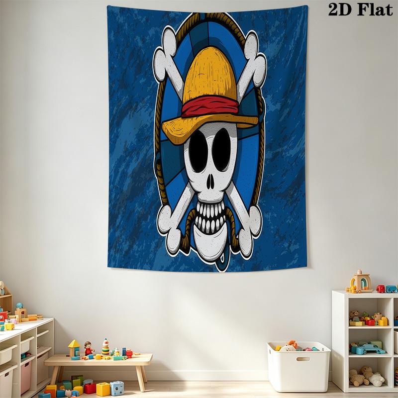 One Piece Tapestry Wall Tapestry Background Cloth Fashion Print Home Decor Soft Wall Covering Decoration