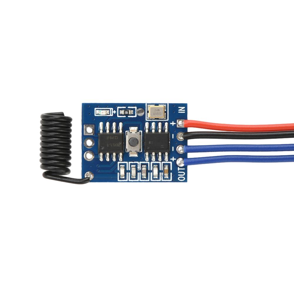 

Бездротовий пульт дистанційного керування Позитивний і негативний мікромодуль DC 3V-12V Модуль приводу двигуна ШІМ Контролер швидкості для проектів DIY