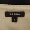TOCCA made in Japan Short sleeve switching one piece 4 Brown x black Women Used