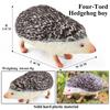 Oenux Simulation Wild Jungle Forest Animals Hedgehog Model Action Figures Cake Topper Party Favor Cute Education Kid Toy Gift