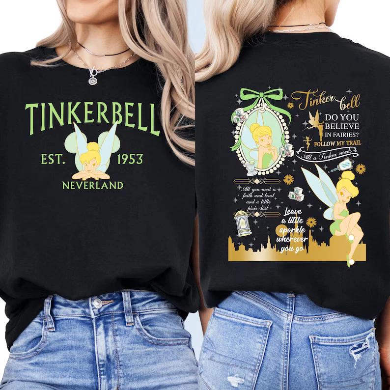 Tinkerbell Shirt Princess Tee Family Matching Shirt Magical Vacation S