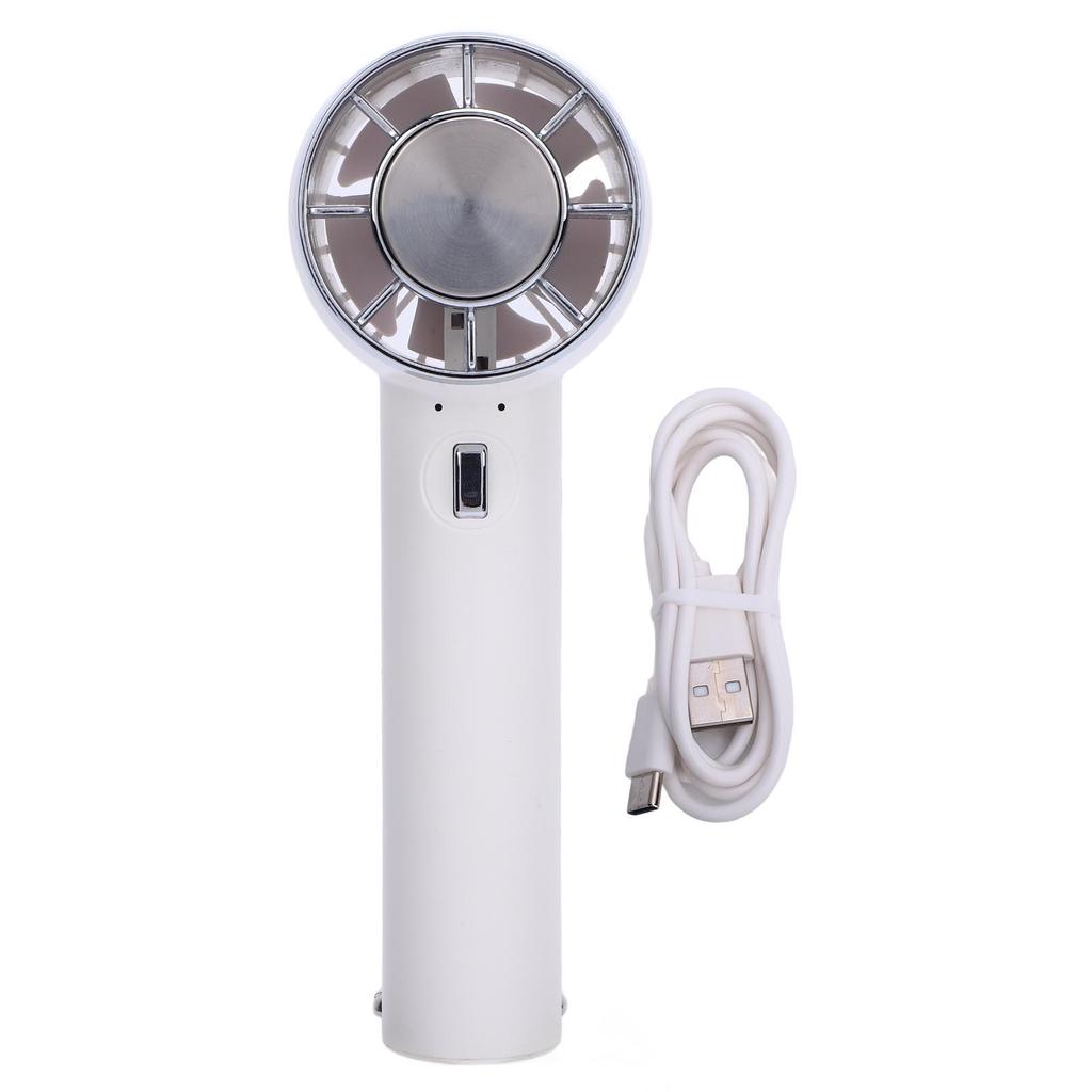 Tragbarer Handventilator Halbleiterkühlung 3 Windgeschwindigkeiten Eis-Kühlventilator 1800mAh USB Wiederaufladbar