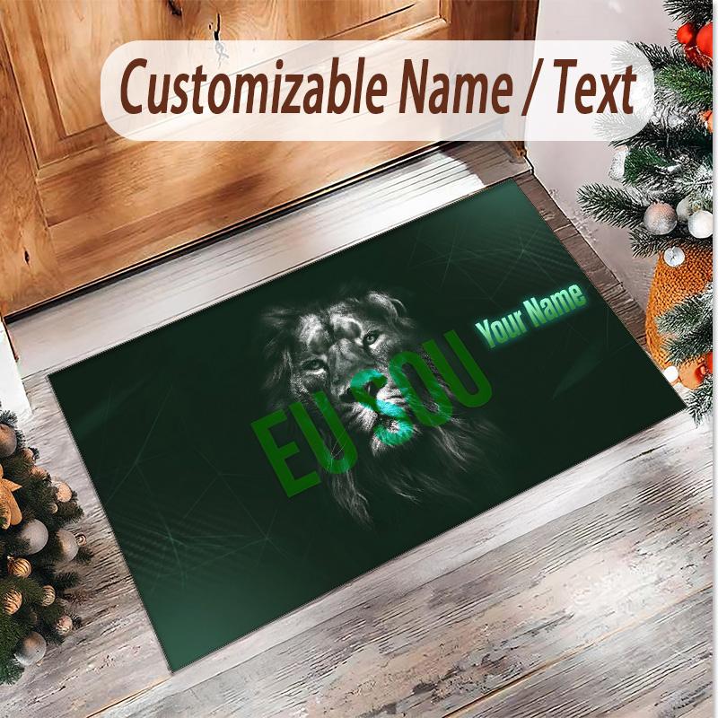 Personalized Crystal Velvet Carpet Sporting CP Pattern Non Slip Floor Rug