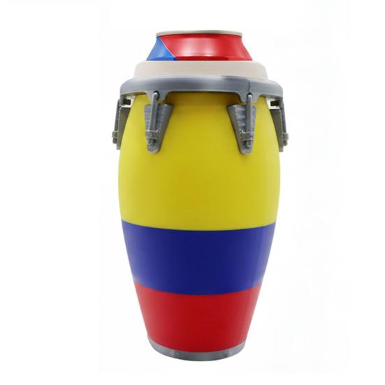Conga Style Soda Can Holder 3D Printed Classic Drum Shape Flag Pattern 12Oz Standard Cola Beverage Beer Can Holder