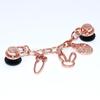 2024 Metal Chain 3D Shoe Flowers & Buckles Accessories