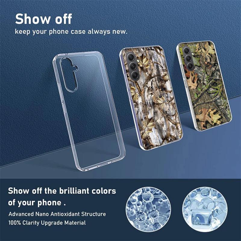 Realtree Real Tree Camo Hülle Für Samsung A54 A34 A24 A14 A53 A33 A23 A13 A52S A32 A22 A12 Handy Galaxy A03 A04 A02S A42 A73 TPU