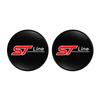 Car Door Lock Keyhole Protection Sticker Door Lock Hole Cover Stickers For Ford Focus 2 3 Mondeo Kuga Fiesta MK7 Escort Edge CVW1 QQ24
