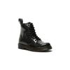 Dr. Martens Junior 1460 Sequin Shiny Sole Trendy Casual Zipper Boots Kids Boots Black 27050001