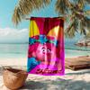 Personalized customized proof beach towel with Trolls pattern - soft, absorbent,quick-drying,perfect swimming,camping&bathing