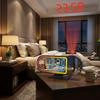Large Screen LED Projection Clock Colorful Projection Digital Alarm Clock LED Mirror Clock  Bedroom