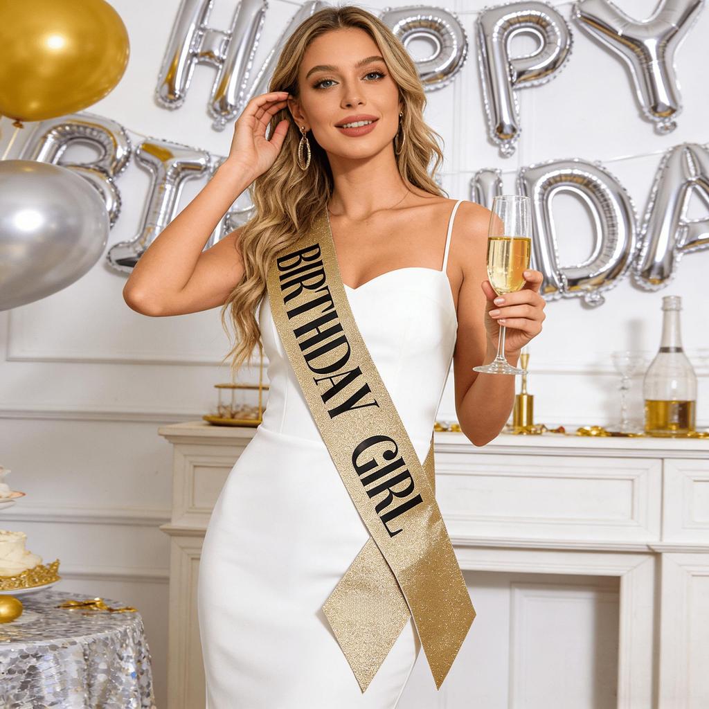 Birthday Girl Queen Crown Headband