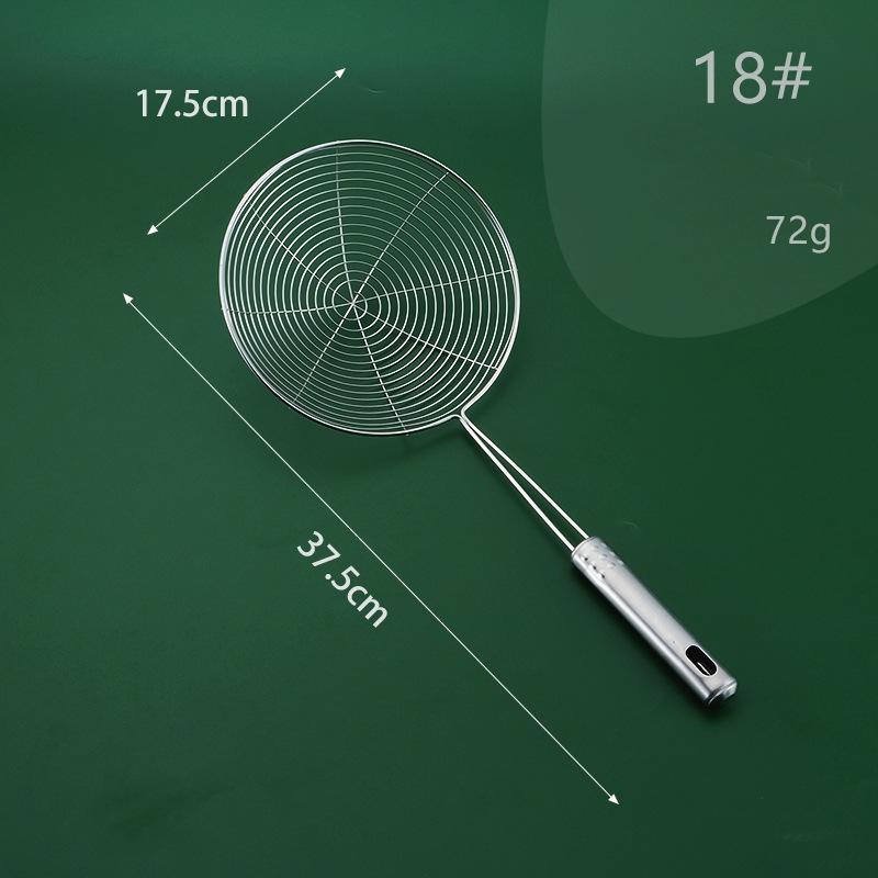 

Многофункциональный овальный большой дуршлаг из нержавеющей стали, прочный кухонный инструмент 37.5×17.5cm