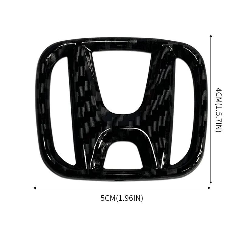 50x40mm ABS Car Steering Wheel Cover Emblems Stickers for Honda Envix Odyssey City Jazz Fit CRV Civic Accord Insight Jade Vezel