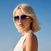 Womens Heart Shaped Sunglasses Uv400 Polarized Outdoor Fashion Accessory For Summer