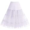 Vintage Boneless Wedding Dress Mesh Skirt Colorful Underskirt Tutu Skirt Wedding Stage Performance Skirt Theme Dress