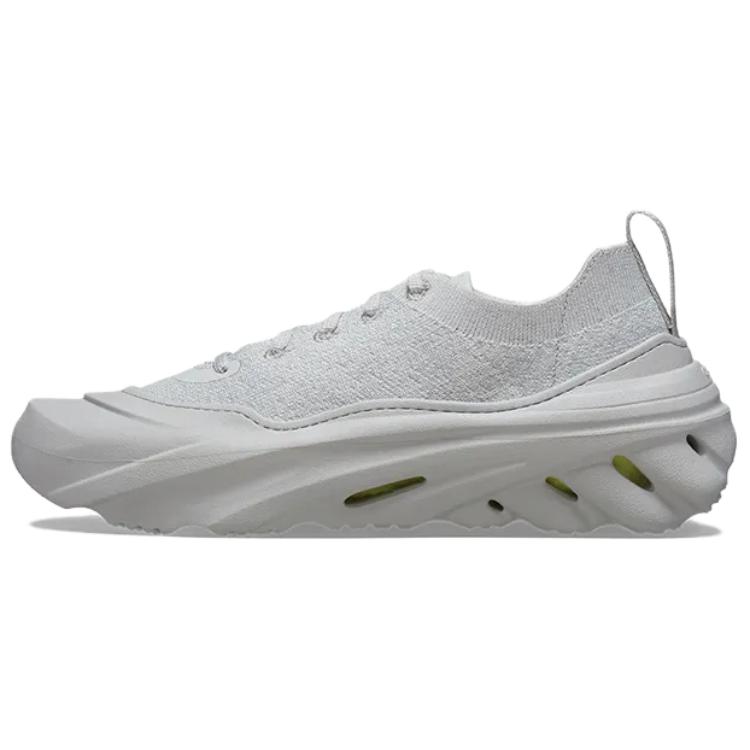 Crocs Round Toe Lace-Up Durable Low-Top Casual Shoes Unisex Casual Shoes Gray 210079-1RQ