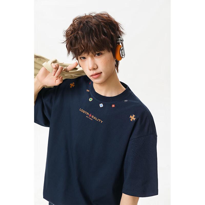VUUG Men s American Style Ethnic Design Short Sleeve T-Shirt 3XL