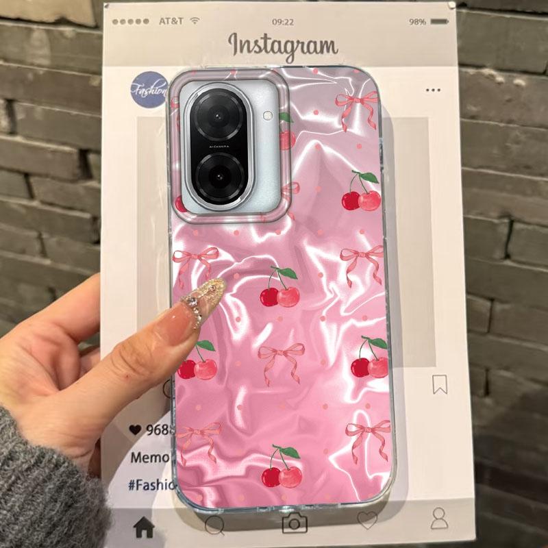 

Розовый Вишневый Бант Девушки Женщины Чехол Для Xiaomi Redmi 14C 13C 10 9A 9C Note 14 13 12 11 10S 9 8 Pro Plus A5 A4 A3 A2 A1 Fundas Чехол poco M2 Pro белый