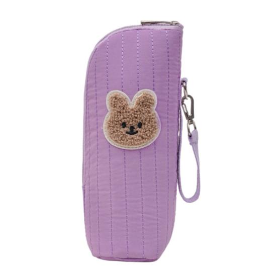 

Insulated Baby Bottle Bag for Stroller Portable Baby Bottle Insulation Bag Thermal Milk Bottle Cooler Warmer for Travel Daycare фіолетовий