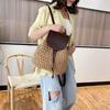 Sommerryggsekk Dame Rattan Straw Bag Casual Hollow Out Dame Vevd Strandveske Ryggsekker Dame Snøring