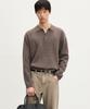 Tienjiti Essential Polo Knit Top (Brown) Tnsw5F110W2