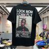 2024 LOOK MOM I CAN FLY T Shirt Men Women Cactus Jack 100% Cotton O-Neck T-Shirt Summer Streetwear ASTROWORLD Hip Hop Tee 72487