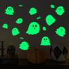 Sticker Halloween Cute Glow-In-The-Dark Ghost Wall Decal Pattern for Children's Room Wall Decor