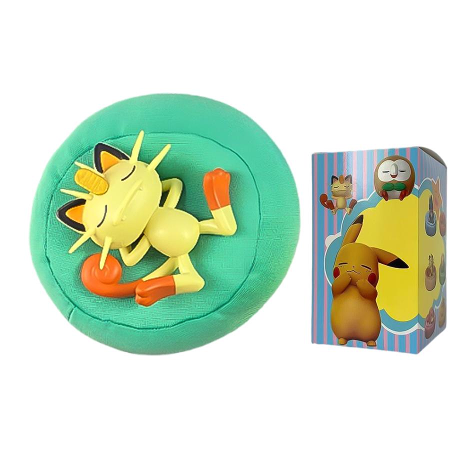 Toys 1-12pcs Pok É Mon Scale Ratio Model Figure 1-12 Pcs Pikachu Sleep Series Interior Hand Sleeping Position Gift Present for Sfriends