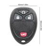 4 Buttons Remote Control Key 315Mhz Keyless Go Remote Control Car Key for Buick Enclave Escalade for Chevrolet Avalanche