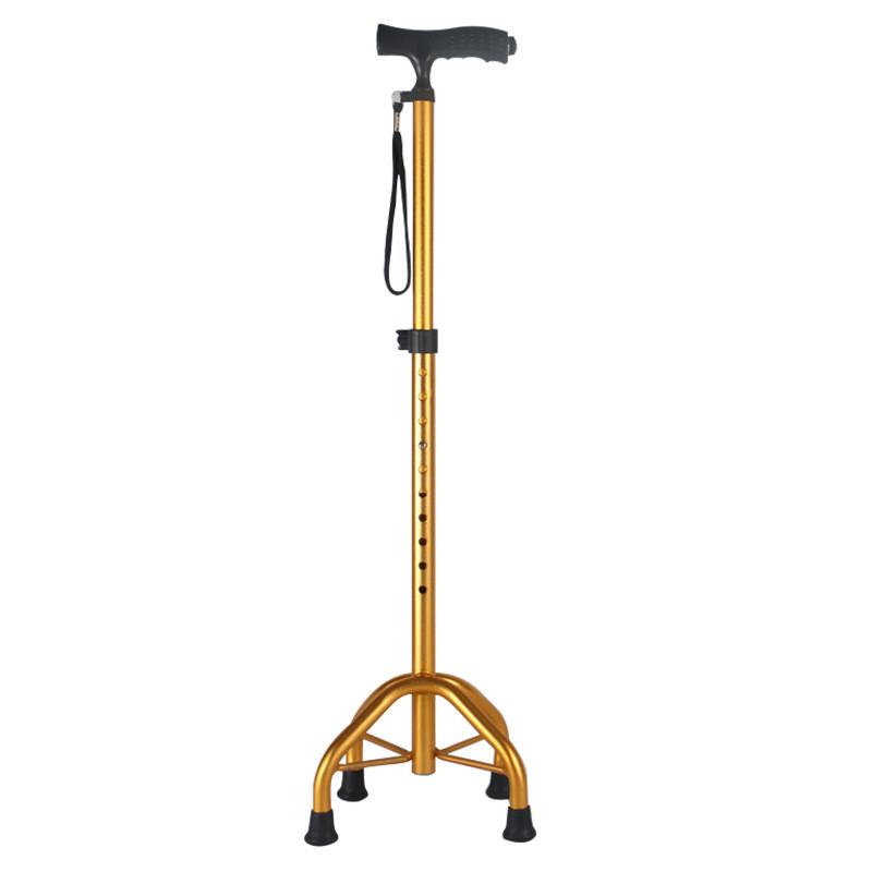 

Disabled People Portable Walking Assistant Aluminum Alloy Cane Lightweight Elderly People Four Legged Crutches