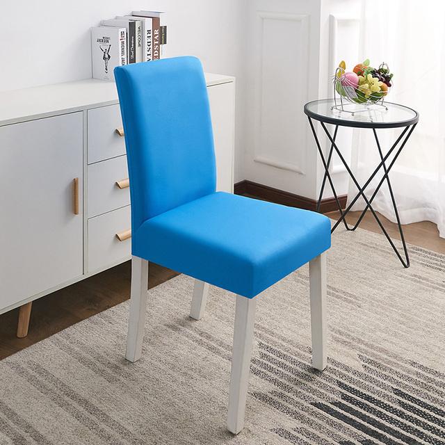 Color Stretch Spandex Dining Room Chair Covers Slipcover Living Room Home Party Wedding Decoration Chair Cover