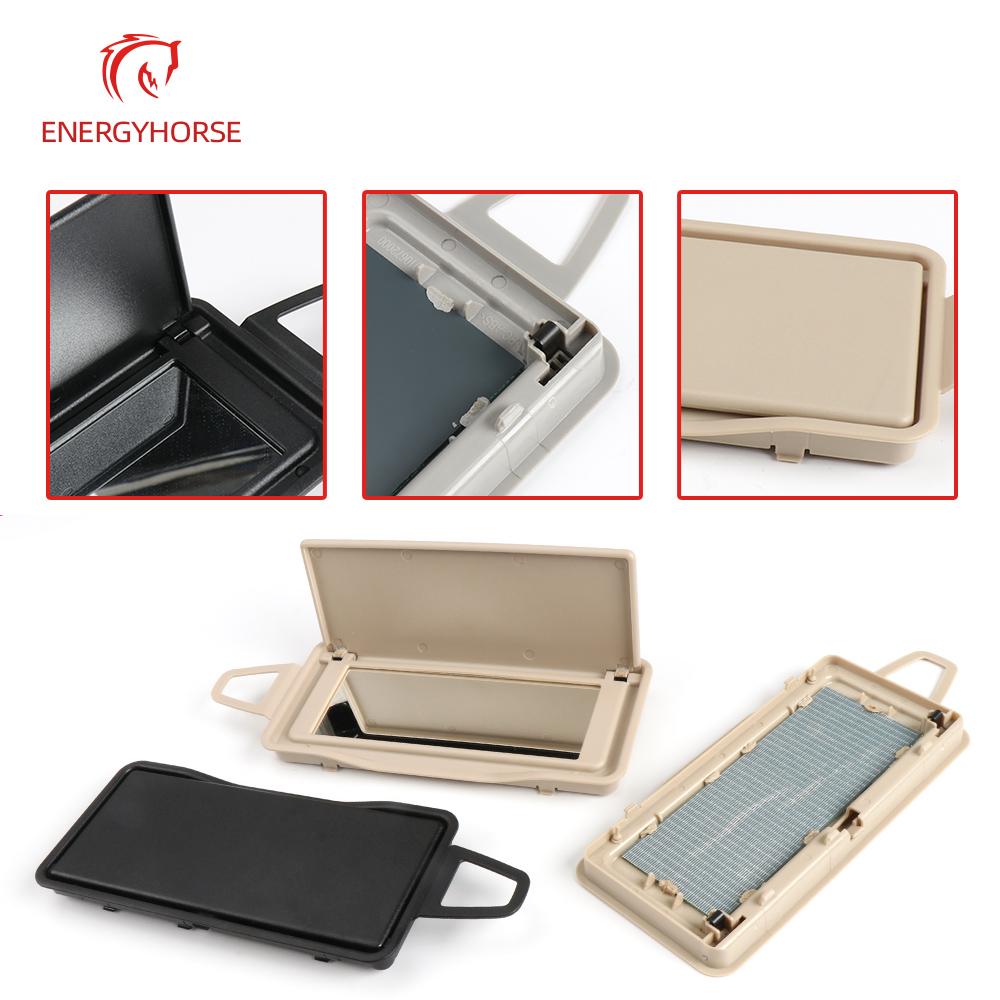 For Mercedes E CLS Car Interior Sun Shade Visor Makeup Cosmetic Mirror Cover For Benz W212 W218 Auto Accessories