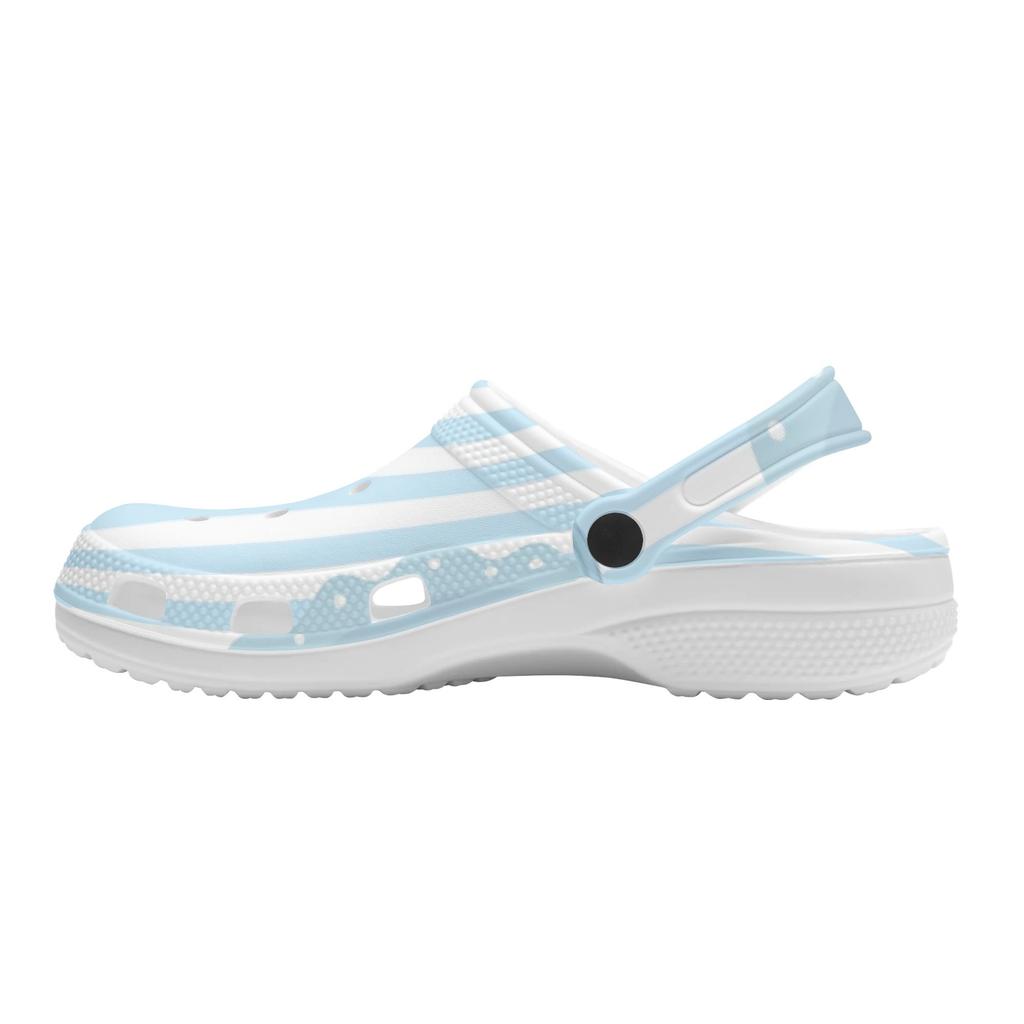 Women Men Cartoon Printed EVA Clogs Lightweight Breathable Slip On Casual Footwear Soft Sole Summer Sandals Daily Walking