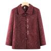 Grandma Spring Coat Middle Old Man Women's Clothing Casual Spring Embroidered Lapel Top Old Man Lady Clothes