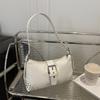 Trendy Solid Color Niche Design Sense Versatile Casual Summer New Portable Shoulder Armpit Bag Women's Bag