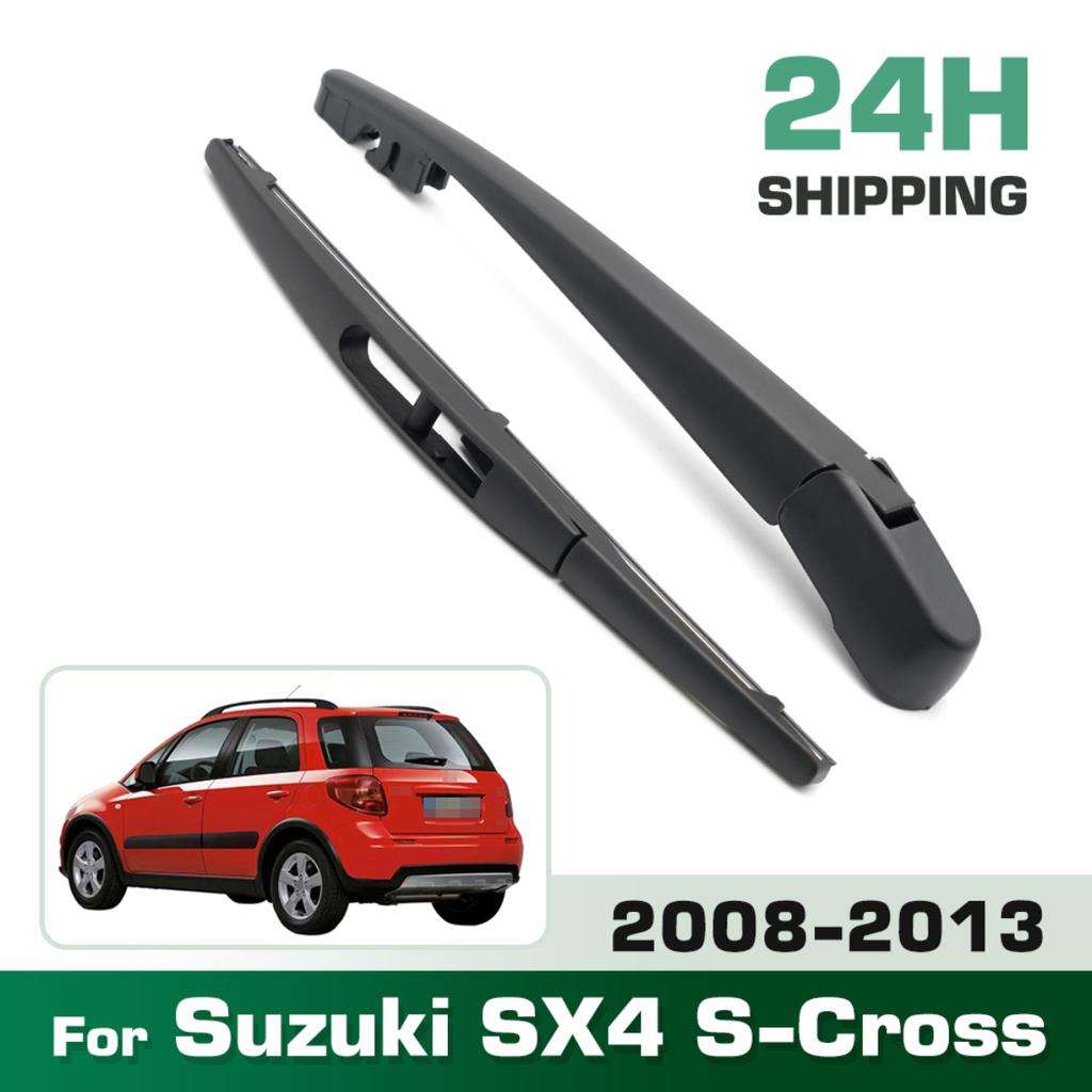 Wiper 10" Rear Wiper Blade & Arm Set Kit For Suzuki SX4 S-Cross 2006 - 2020 Windshield Windscreen Tailgate Window Brush