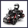 Přenosné KF35 Mini 3kolové RC auto 1:Vysokorychlostní driftovací hračka auto v měřítku 43 s LED světly 2,4G dálkové ovládání Terénní závodní dárky pro děti Přineste panenku